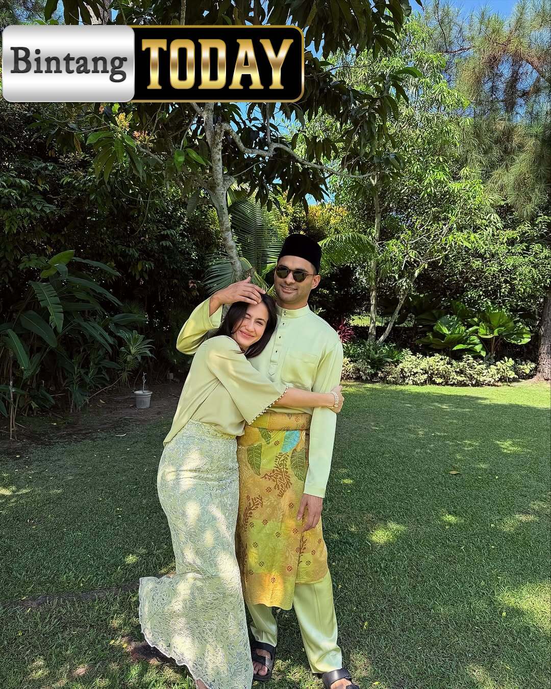 Momen Manis Pevita Pearce Rayakan Lebaran Perdana Bersama Suami